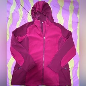 Deep Red Port Authority Winter Coat